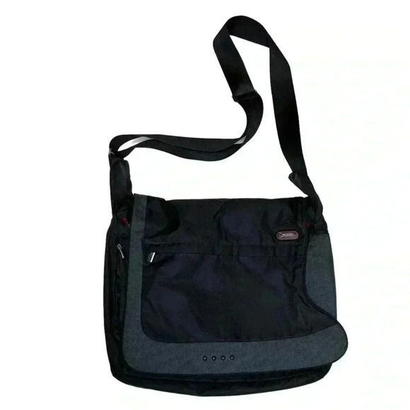 Tumi Tech bag 5112D padded laptop expandable bag unisex travel by messenger bag - Picture 1 of 12